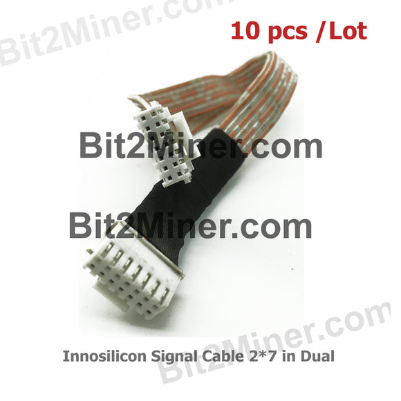 INNOSILICON SIGNAL CABLE 2*7 PINS CONNECTED HASHBOARD AND CONTROL BOARD LENGTH 30CM - BIT2MINER