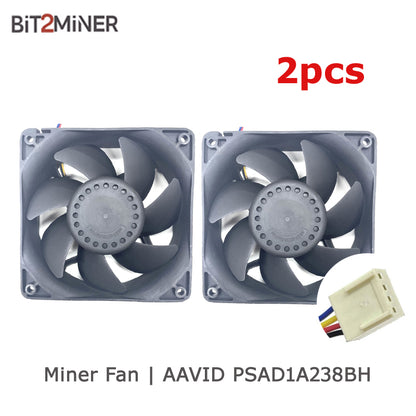 AAVID PSAD1A238BH DC AXIAL FAN BALL BEARING 12VDC 1.75A 12038MM (2PCS) - BIT2MINER