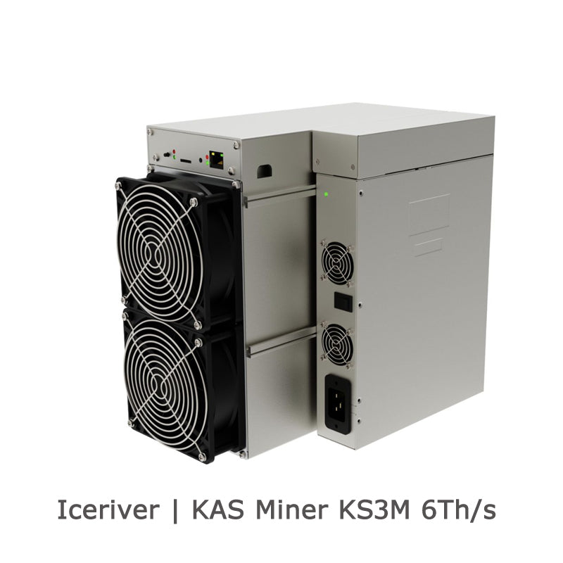 NEW ICERIVER KS3M 6TH/S KAS-KASPA MINER KAS MINER  KHEAVYHASH ALGORITHM - BIT2MINER