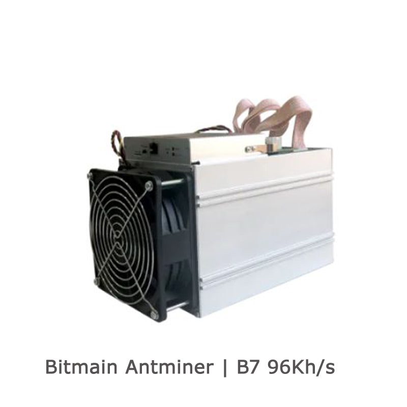 USED BITMAIN ANTMINER B7 96Kh MINER BYTOM BTM CRYTOCURRENCY WITH PSU - BIT2MINER