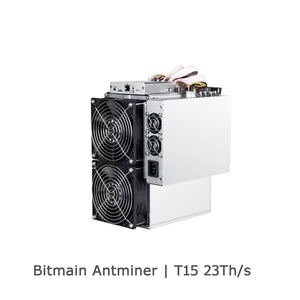 USED BITMAIN ANTMINER T15 23TH MINER BITCOIN BTC BCH TRC ACOIN WITH PSU - BIT2MINER