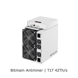 USADO BITMAIN ANTMINER T17 42TH MINER BITCOIN BTC BCH TRC ACOIN CON PSU CON DISIPADOR DE CALOR ACTUALIZADO