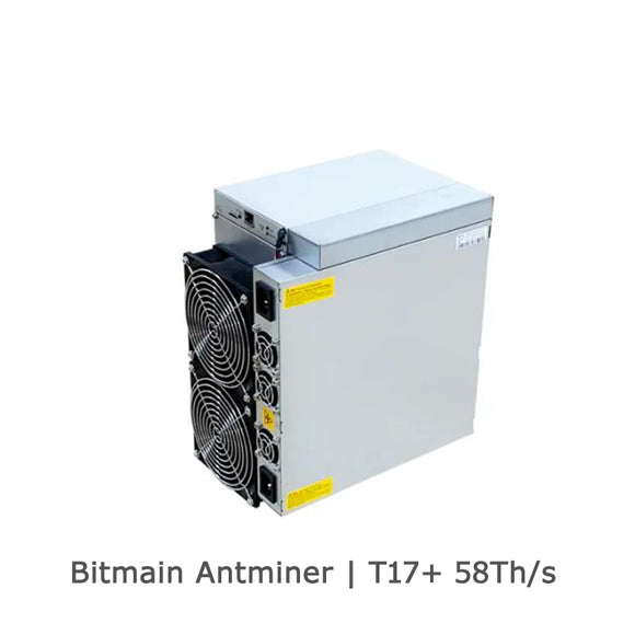 USADO BITMAIN ANTMINER T17+ 58TH MINER BITCOIN BTC BCH TRC ACOIN DISIPADOR DE CALOR ACTUALIZADO