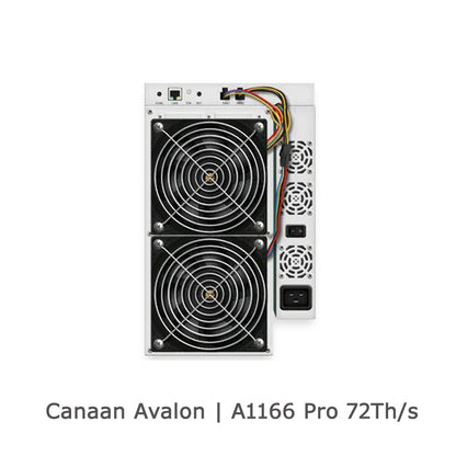 USED CANAAN AVALON A1166 PRO 78TH/S 75TH/S 72TH/S 60TH/S BTC BCH MINER - BIT2MINER