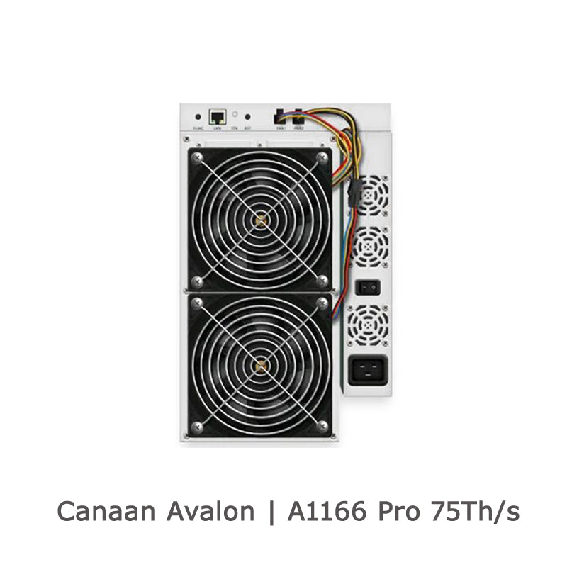 USED CANAAN AVALON A1166 PRO 78TH/S 75TH/S 72TH/S 60TH/S BTC BCH MINER - BIT2MINER