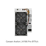 USED CANAAN AVALON A1166 PRO 78TH/S 75TH/S 72TH/S 60TH/S BTC BCH MINER - BIT2MINER