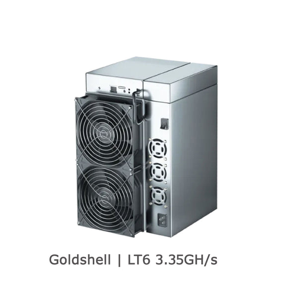 NEW GOLDSHELL LT6 3.35GH/s MINING  DOGE LTC BELCOIN SCRYPT ALGORITHM