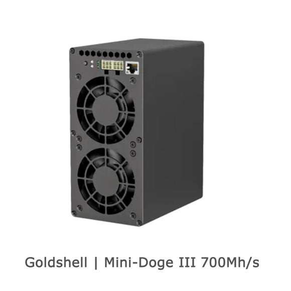 NEW GOLDSHELL MINI-DOGE III 700MH/S MINING DOGE LTC COIN SCRYPT ALGORITHM - BIT2MINER