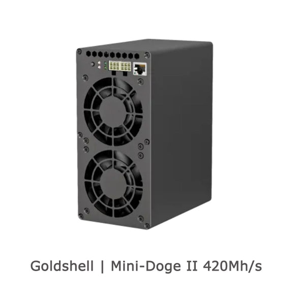 NEW GOLDSHELL MINI-DOGE II 420MH/S MINING DOGE LTC COIN SCRYPT ALGORITHM - BIT2MINER