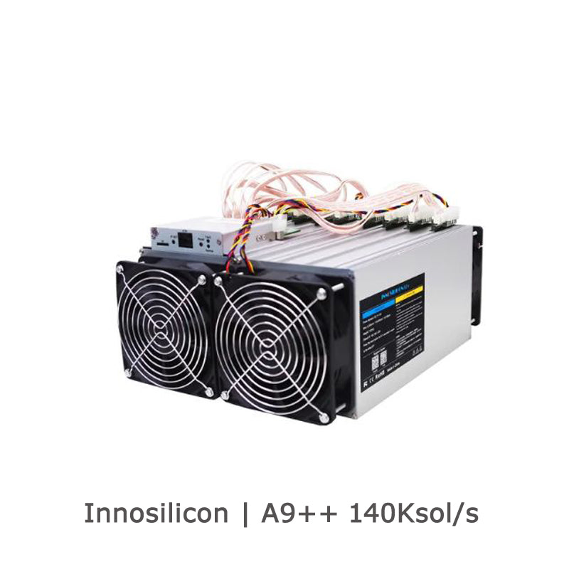 USED INNOSILICON A9++ 140KSOL/S ZCASH MINER ZEC MINER ZENCASH HUSH WITH PSU - BIT2MINER