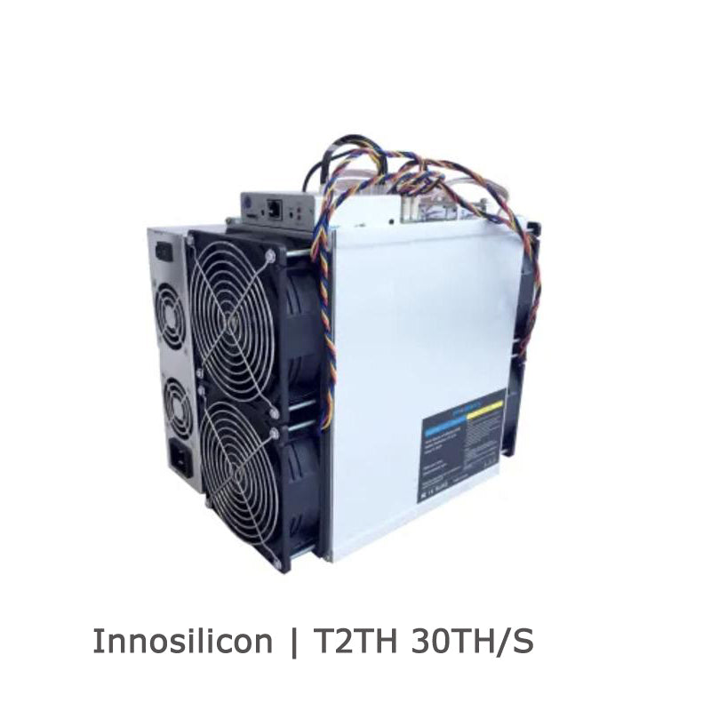 USED INNOSILICON T2TH 30Th/s  CRYTOCURRENCY BTC BCH TRC ACOIN CURE XJO - BIT2MINER