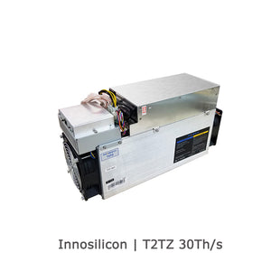 USED INNOSILICON T2TZ 30Th/s  CRYTOCURRENCY BTC BCH TRC ACOIN CURE XJO - BIT2MINER