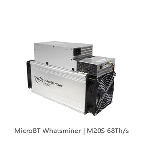 USED MICROBT WHATSMINER M20S 68Th/s MINER BITCOIN ASIC MINER