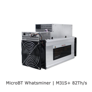 MICROBT USADO WHATSMINER M31S+ 80TH/S 42W MINERO BITCOIN BCH TRC ACOIN CURE XJO CON PSU 