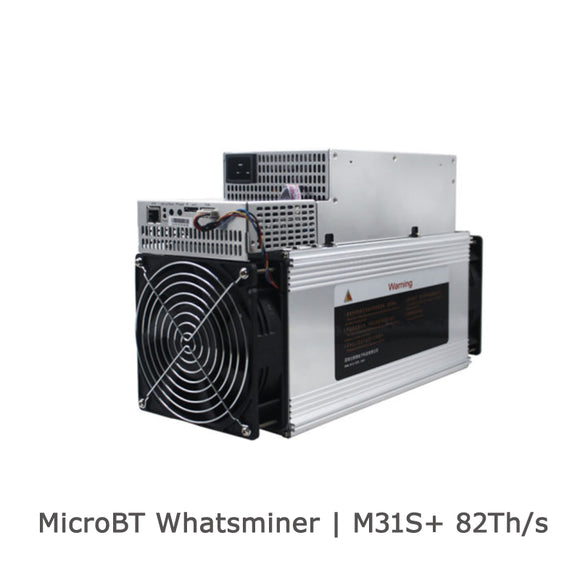 USED MICROBT WHATSMINER M31S+ 82TH/S 42W MINER BITCOIN BCH MINER SHA-256