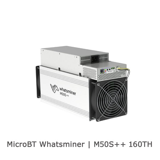 NEW MICROBT WHATSMINER M50S++ 160TH 24J/TH BITCOIN MINER