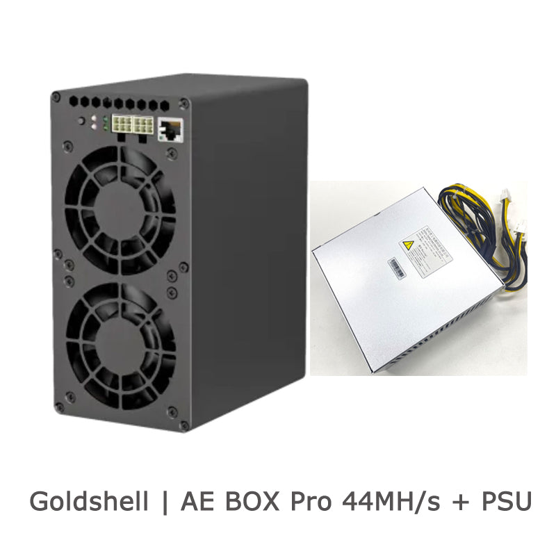 NEW GOLDSHELL AE BOX PRO 44MH/S ALEO MINER ZKSNARK ALGORITHM HOME MINER