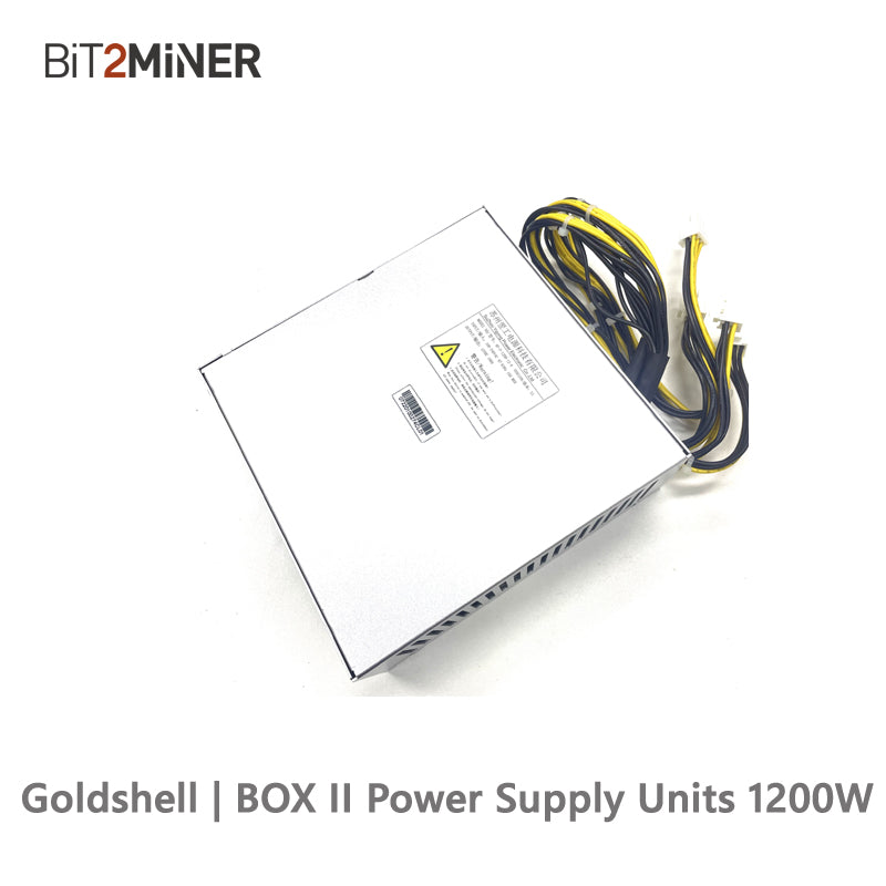 GOLDSHELL  HD BOX II SC BOX II MINI DOGE II HS BOX II CK BOX IIPOWER SUPPLY UNIT PSU 1200W - BIT2MINER