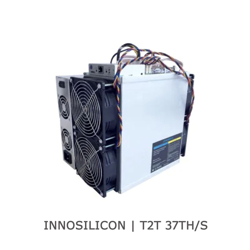 USED INNOSILICON T2T 37Th/s  CRYTOCURRENCY BTC BCH TRC ACOIN CURE XJO - BIT2MINER