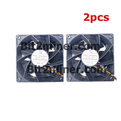 FAN GH12038H-Z 12V 2.7A AXIAL FAN BALL BEARING 4PINS - BIT2MINER