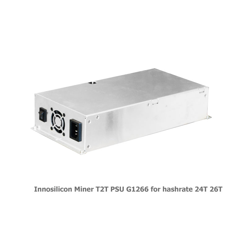 INNOSILICON T2T POWER SUPPLY PSU G1266 HASHRATE 24T 26T 30T - BIT2MINER